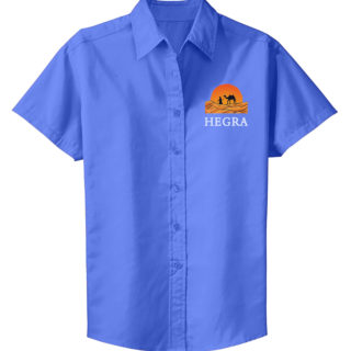 Mens Blue Half Sleeve Shirt