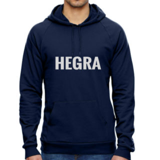 Navy Blue Combed Cotton California Fleece Pullover Hoodie