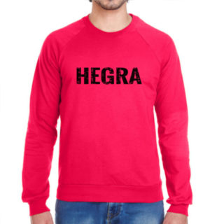 Red Unisex California Fleece Raglan