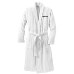 White 100% Cotton Robe