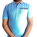 Sky Blue Cotton Collar Jersey